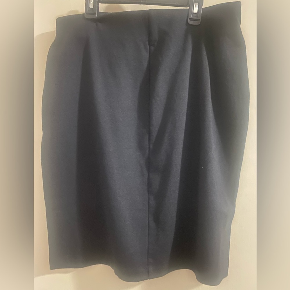 Black A line skirt